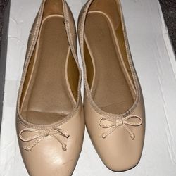 Tan Ballerina Flats Women’s Sz 9W