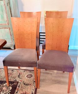 Set of 4 Vintage CALLIGARIS (ITALY) Dining Table Chairs