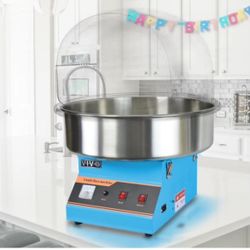 Blue Electric Commercial Cotton Candy MACHINE NIB