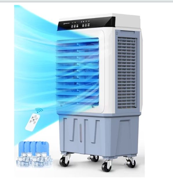 Evaporative Cooler (swamp cooler) - No Window Needed