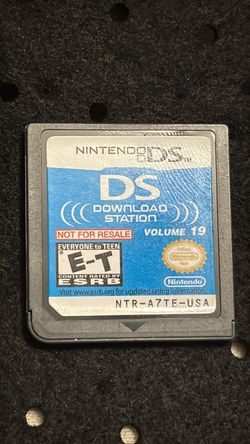 Nintendo DS Download Station Volume 19 Cartridge