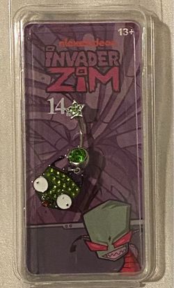 Invader Zim Belly Button Ring