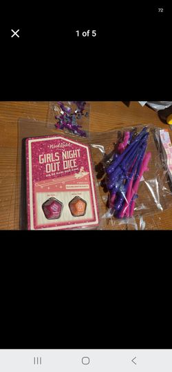 Bachelorette party Items! Going out dice, banner, straws, confetti, balloons