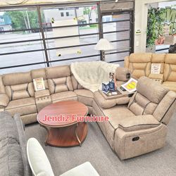 New Sectional Sofa Set With Usb Port Same Day Delivery $32 Down Take It Home 