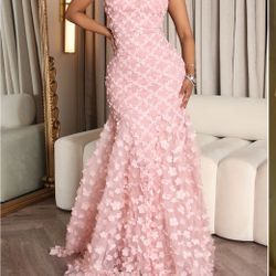 Pink Dress/gown  Medium