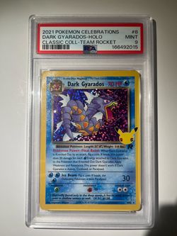 Pokemon dark Gyarados psa 9