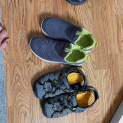 Slip-Ons and Sandals size 4 and 4.5 Boy