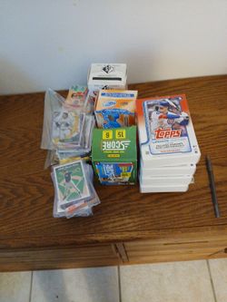 Assortment of sports cards