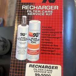 K&N Recharger Filter Care Service Kit (Model 99-5000)red
