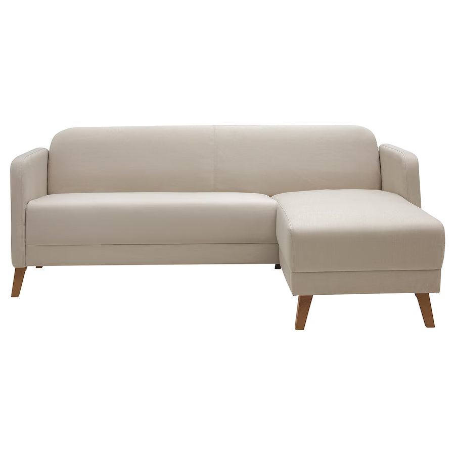 IKEA LINANÄS Sofa, with chaise/Vissle beige