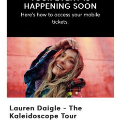 Lauren Daigle Floor Tickets 