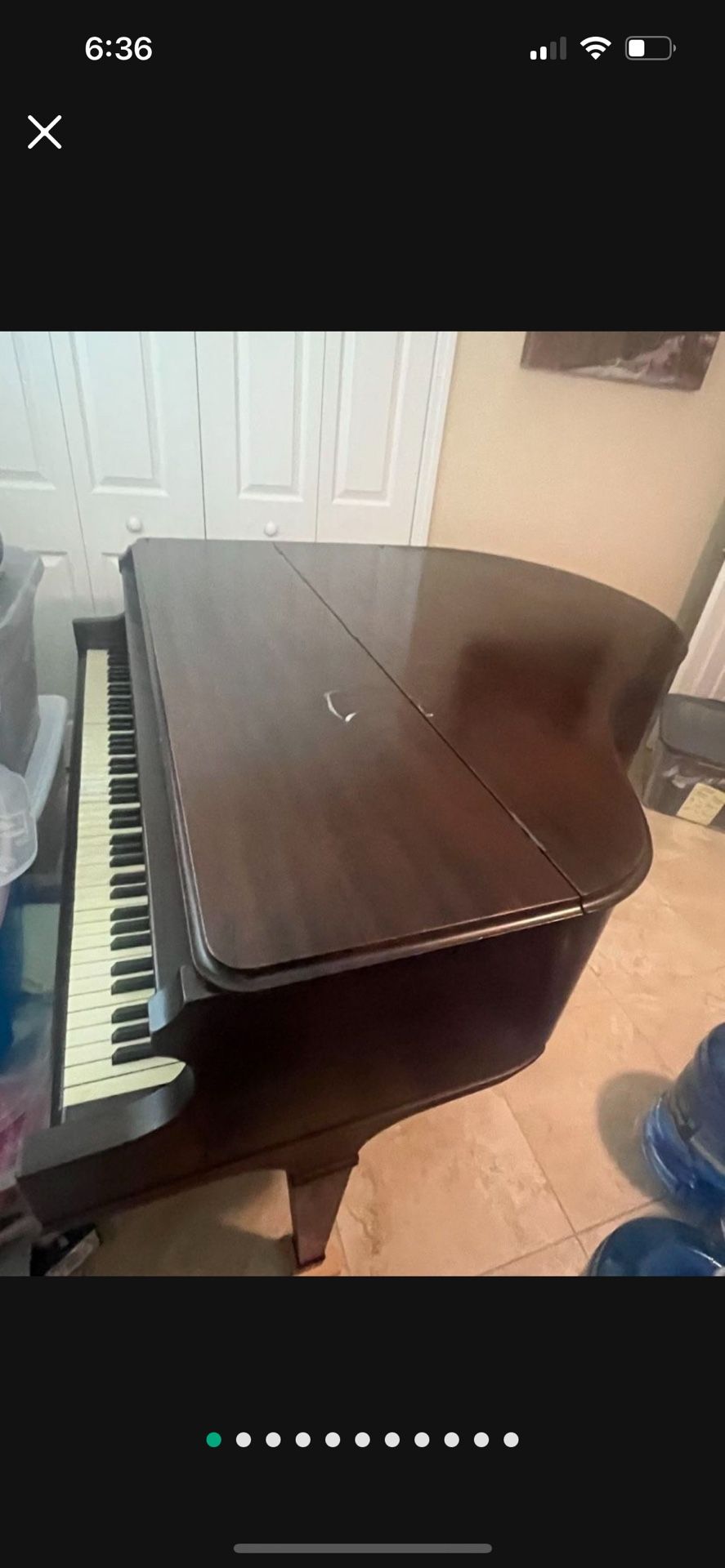 Baby Grand Piano Fletcher 1924