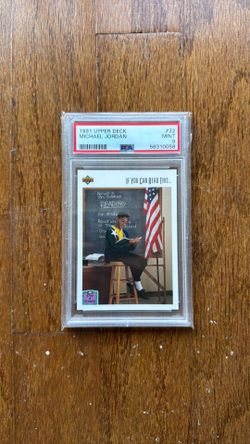 1991 upper deck Michael Jordan PSA 9