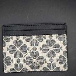 Kate Spade Flower Spade Design Cardholder New