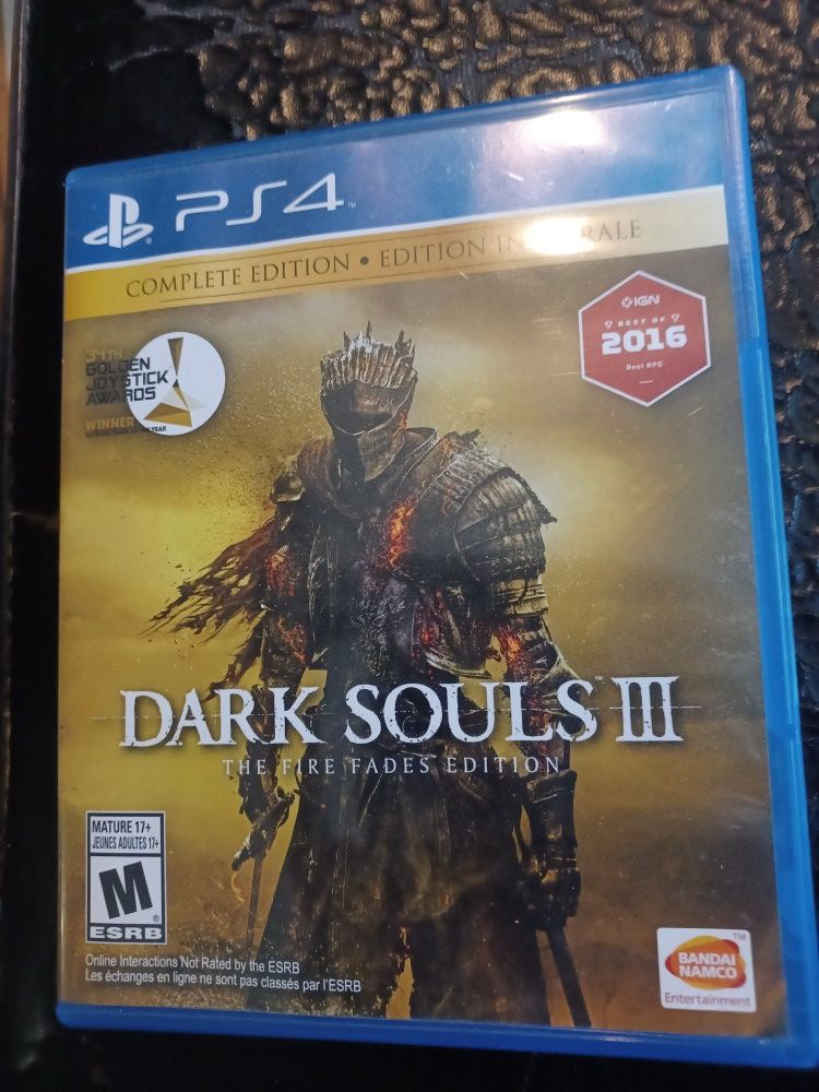 DARK SOULS III PS4 GAME $20 FINAL PRICE