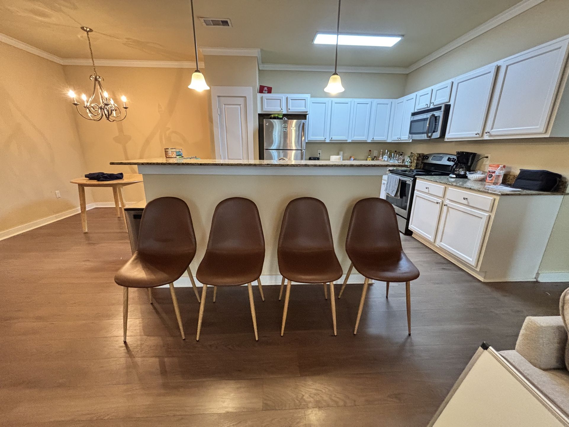 Faux Leather Upholstered Chairs