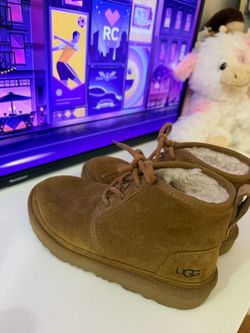 UGG brown suede ankle boots in US 3