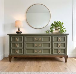 Vintage Green Dresser