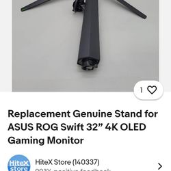 Replacement Gen Stand For Asus Rog Swift 32" 4k Oled Gaming Monitor