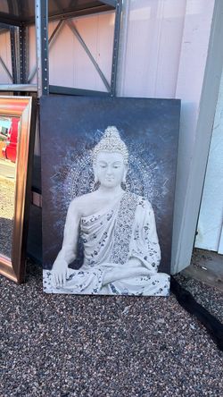 Large Buddha Canvas Wall Art