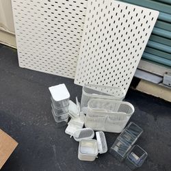 IKEA Pegboard And Accessories 