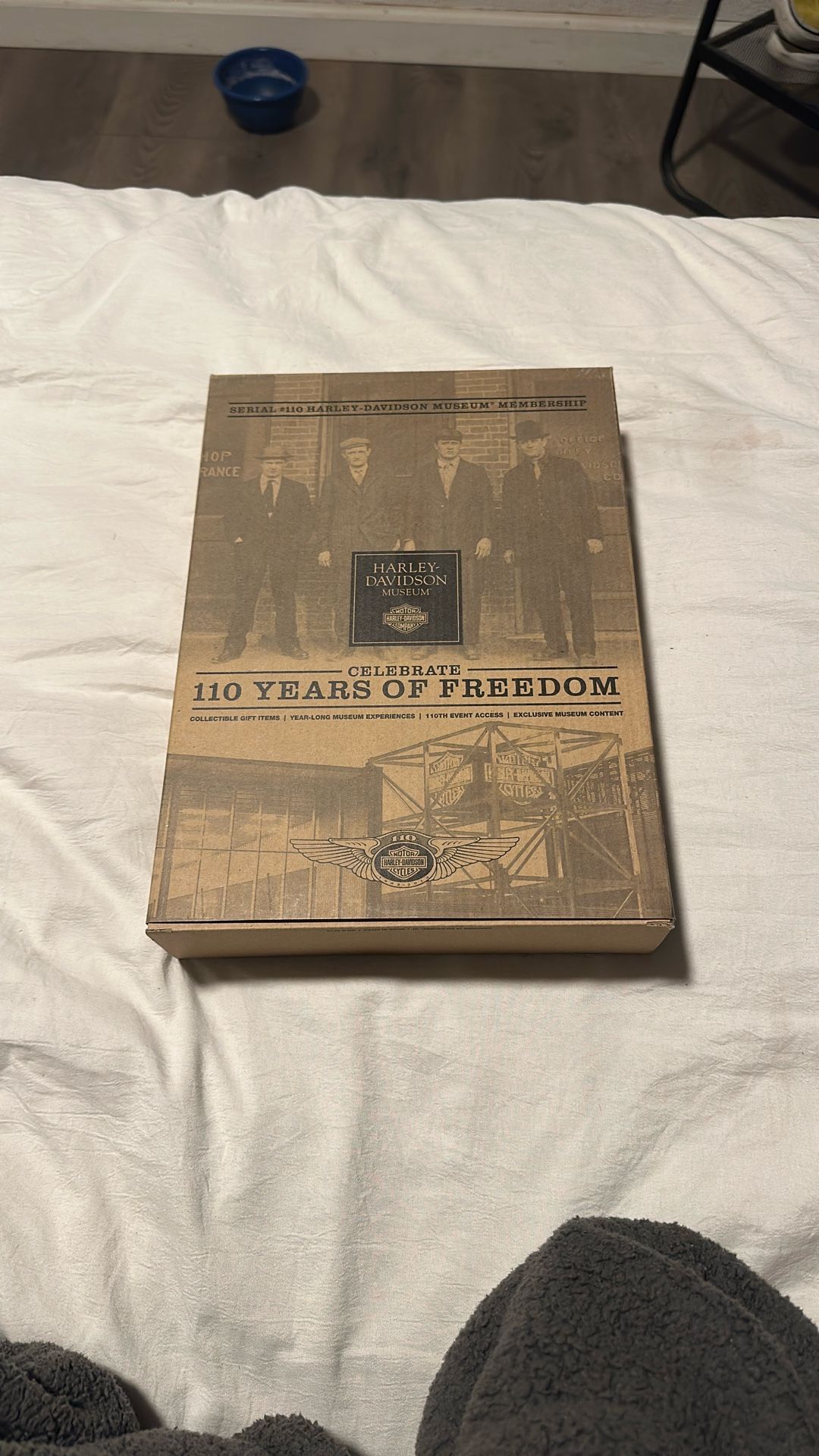 Harley Davidson Membership Tin And Keychain