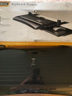 New Fellowes keyboard drawer