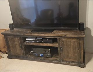 Solid Wood extra wide TV Console
