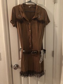 Cowgirl halloween costume women’s adult size large