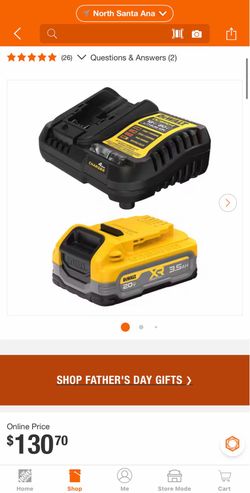 Battery and charger DEWALT