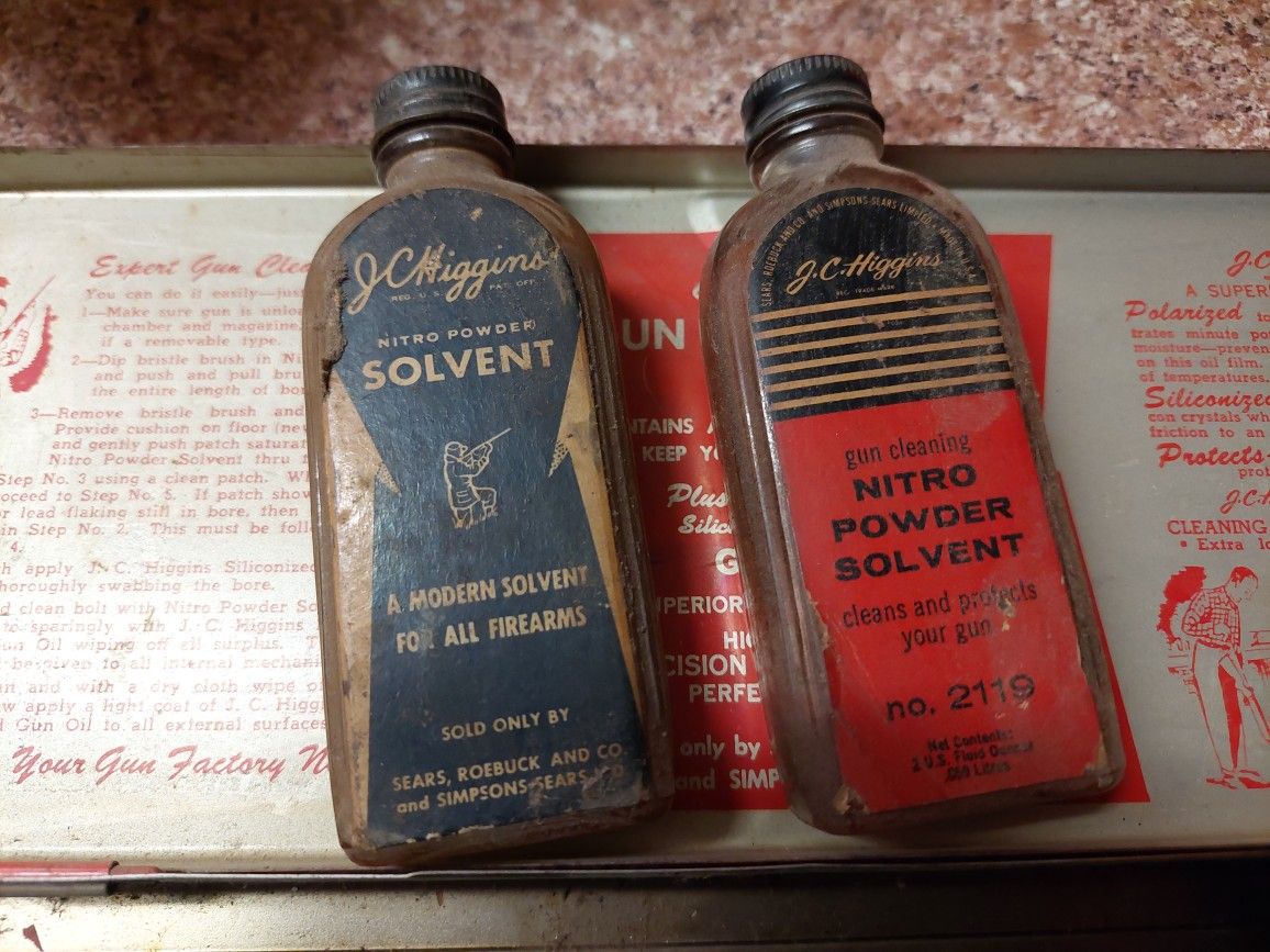 Antique gun cleaning kit.