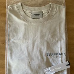FOG - Essentials Fear Of God Tan Logo-Print Jersey T-Shirt Size’s M, L, XL