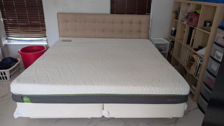 Emma king size bed with headboard