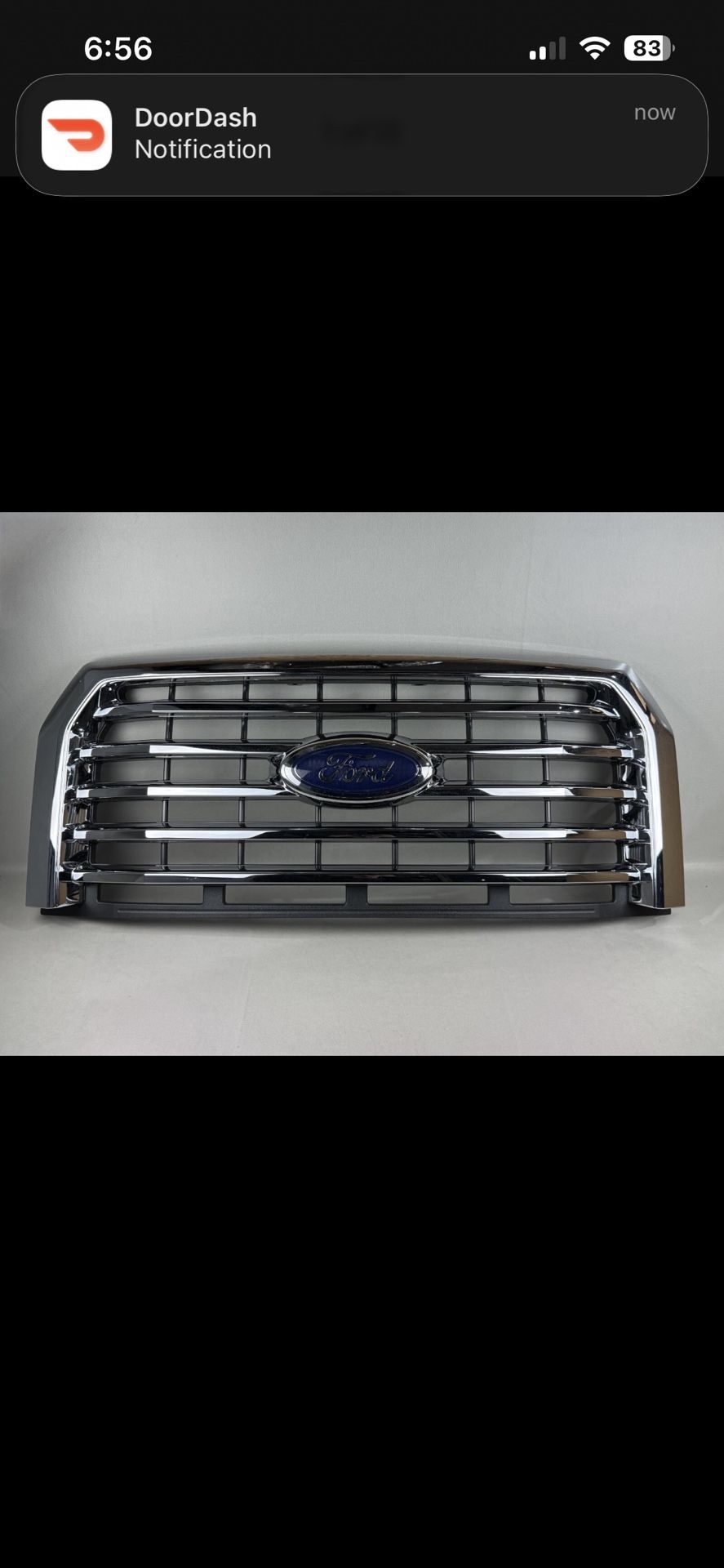 OEM 2015 2016 2017 FORD F150 F-150 FRONT CHROME GRILLE & EMBLEM OEM