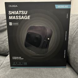 Back Massager with Heat - Deep Tissue Shiatsu Pillow (Brand New)