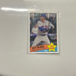 2020 Topps 1985 Topps Baseball All-Stars Gold #85AS-45Jeff McNeil 03/50