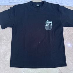 Stussy men’s shirt medium black 8 ball