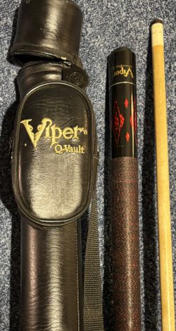 Viper Pro Series Cue and Q-Vault Carry Case