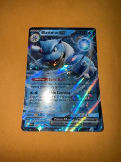 Blastoise Ex Pokemon card
