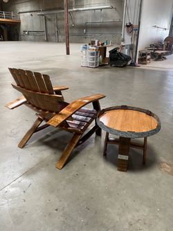 Chair and table barrel