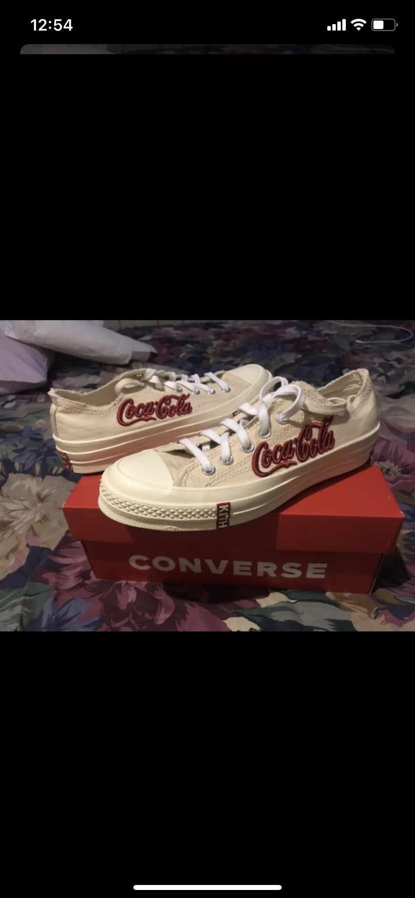 Brand new Kith x Coca Cola Converse US size 8 $250.