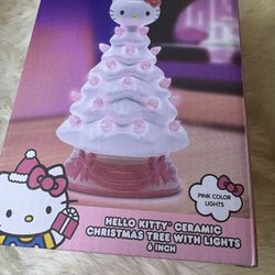 Hello Kitty Ceramic Christmas Tree 6inch Brand New 