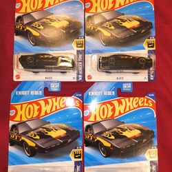 80's Rule! Hotwheels KnightRider K.I.T.T. Toy Vehicle Bundle 
