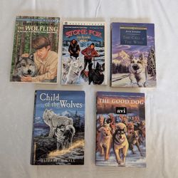 Kids 5 Book Classics Bundle - Dogs In The Wild Theme