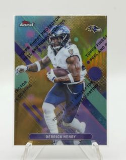 Derrick Henry Peel Off Gold Refractor /50