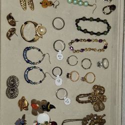 Mixed Lot Of Unique Jewelry 