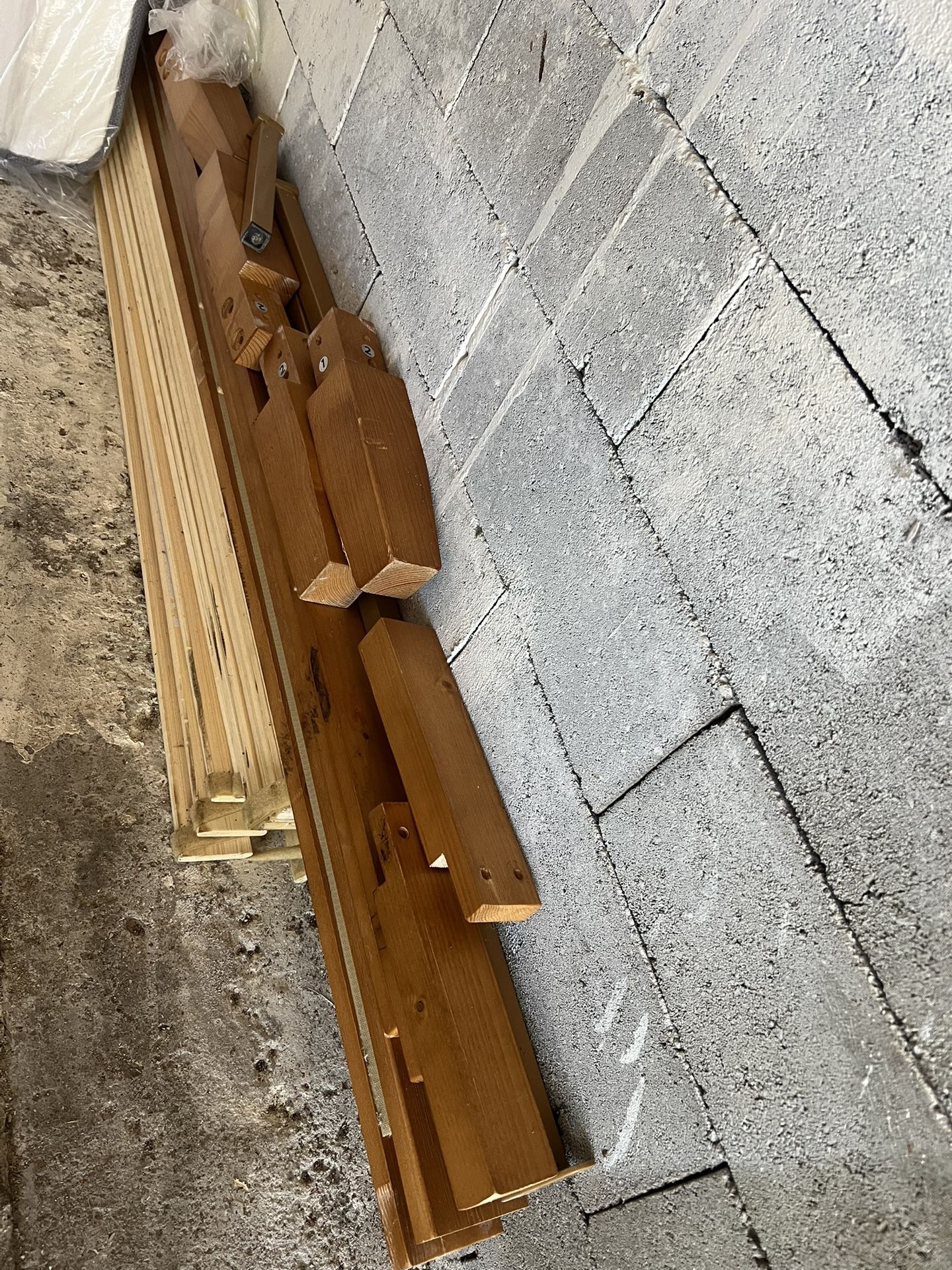 Pine Platform Bed Frame 