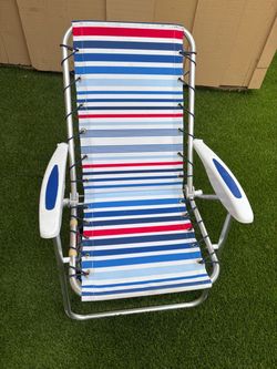 Beach chair with umbrella