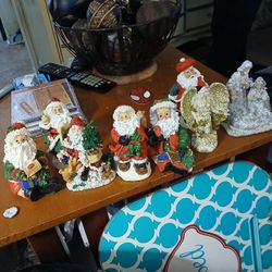 Christmas  Lot They Are Magnets And Decor Santa's 15.00 For All