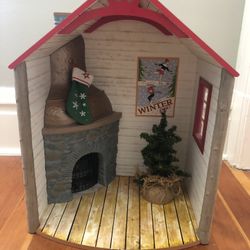 American Girl Doll Christmas Cabin